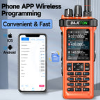 BAJETON BJ-9000(Orange) Walkie Talkie CB/SSB/RX/HF Receiver with GPS APRS 10W Bluetooth Phone Programming Same RT-950 PRO RT -950 Radio