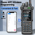 Bajeton BJ-9000 10W Ham Radio Walkie Talkie – 27MHz(RX/TX), AM/FM/USB/LSB/CW, GPS, APRS, Bluetooth, NOAA Weather Radio, Shortwave