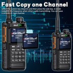 BAJETON BJ7700 Walkie Talkie Multi Band Wireless Bluetooth Phone Programming Noise Reduction AM FM Ham Radio For Camping BJ8200