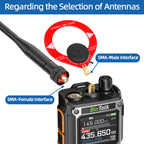 BAJETON BJ-7800 Walkie Talkie Long Range SW MW LW AM SSB CB 10W Receive Wireless Bluetooth Phone Programming NOAA Two Way Radio