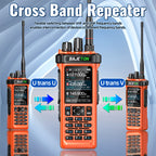 BAJETON BJ-9000(Orange) Walkie Talkie CB/SSB/RX/HF Receiver with GPS APRS 10W Bluetooth Phone Programming Same RT-950 PRO RT -950 Radio