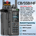 Bajeton BJ-9000 10W Ham Radio Walkie Talkie – 27MHz(RX/TX), AM/FM/USB/LSB/CW, GPS, APRS, Bluetooth, NOAA Weather Radio, Shortwave