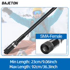 BAJETON CB Radio Antenna 27MHz SMA-Female Telescopic Walkie Talkie For BAJETON BJ-9000 BJ-7800 BJ-8300 Radtel RT-950PRO Radio