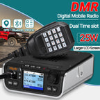 Chierda M520D DMR Mini Digital Mobile Radio 25W GPS Dual Band DTMF VHF UHF FM Bluetooth Long Range 300CH Walkie Talkie