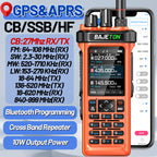 BAJETON BJ-9000(Orange) Walkie Talkie CB/SSB/RX/HF Receiver with GPS APRS 10W Bluetooth Phone Programming Same RT-950 PRO RT -950 Radio