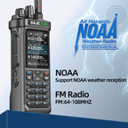 Bajeton BJ-9000 10W Ham Radio Walkie Talkie – 27MHz(RX/TX), AM/FM/USB/LSB/CW, GPS, APRS, Bluetooth, NOAA Weather Radio, Shortwave