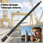 BAJETON CB Radio Antenna 27MHz SMA-Female Telescopic Walkie Talkie For BAJETON BJ-9000 BJ-7800 BJ-8300 Radtel RT-950PRO Radio