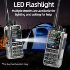 BAJETON BJ-8200 Walkie Talkie Full Band Bluetooth Phone Programming Long Range 10W Tri Power NoAA Noise Reduction Ham Radio