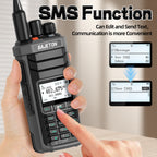 BAJETON DM-5000 DMR Walkie Talkie AES-256 Encryption Dual Time Slot Digital Analog SMS NOAA TYPE-C Charger For RT-4D Ham Radio