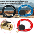 Mini Circle Donut Antenna SW AM/MW WB Medium Short Wave Broadband Receiving For UV-88 UV-98 PLUS BJ-7800 RT-860-860 RT-880