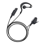 BAJETON Walkie Talkie Headphone Large PTT Button Mic Earpiece Headset Waterproof Plug Design For BJ-9000 RT-950 RT-950PRO Radio