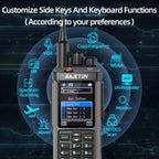 Iradio UV-98 PLUS 10W Multi Band Ham Radio HF UHF VHF With AM USB LSB CW CB LW MW SW SSB Cross Band Repeaper 2.4"large Screen