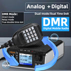 Chierda M520D DMR Mini Digital Mobile Radio 25W GPS Dual Band DTMF VHF UHF FM Bluetooth Long Range 300CH Walkie Talkie