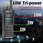 Bajeton BJ-9000 10W Ham Radio Walkie Talkie – 27MHz(RX/TX), AM/FM/USB/LSB/CW, GPS, APRS, Bluetooth, NOAA Weather Radio, Shortwave