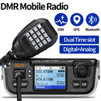 Chierda M520D DMR Mini Digital Mobile Radio 25W GPS Dual Band DTMF VHF UHF FM Bluetooth Long Range 300CH Walkie Talkie