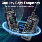 Iradio UV-98 PLUS 10W Multi Band Ham Radio HF UHF VHF With AM USB LSB CW CB LW MW SW SSB Cross Band Repeaper 2.4"large Screen
