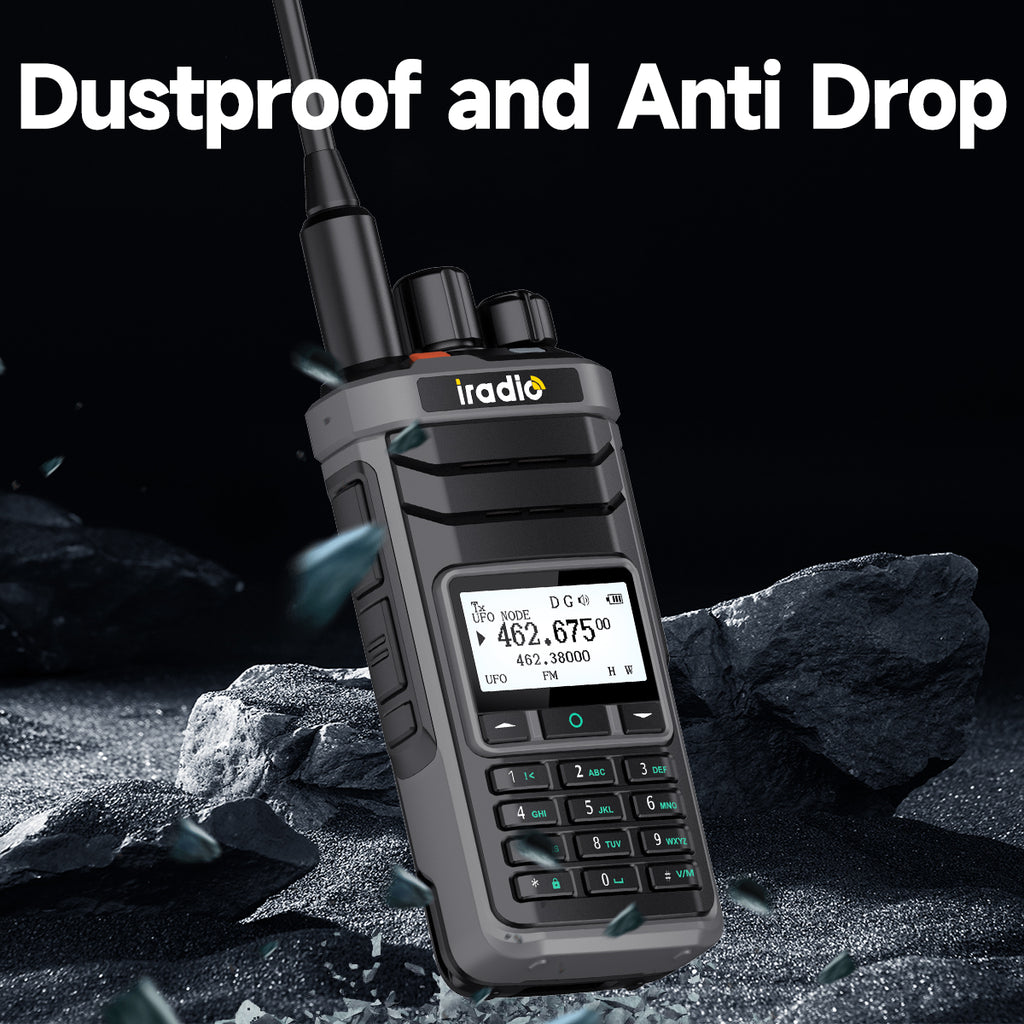 BAJETON DM-5000 DMR Walkie Talkie AES-256 Encryption Dual Time Slot Digital Analog SMS NOAA TYPE-C Charger For RT-4D Ham Radio