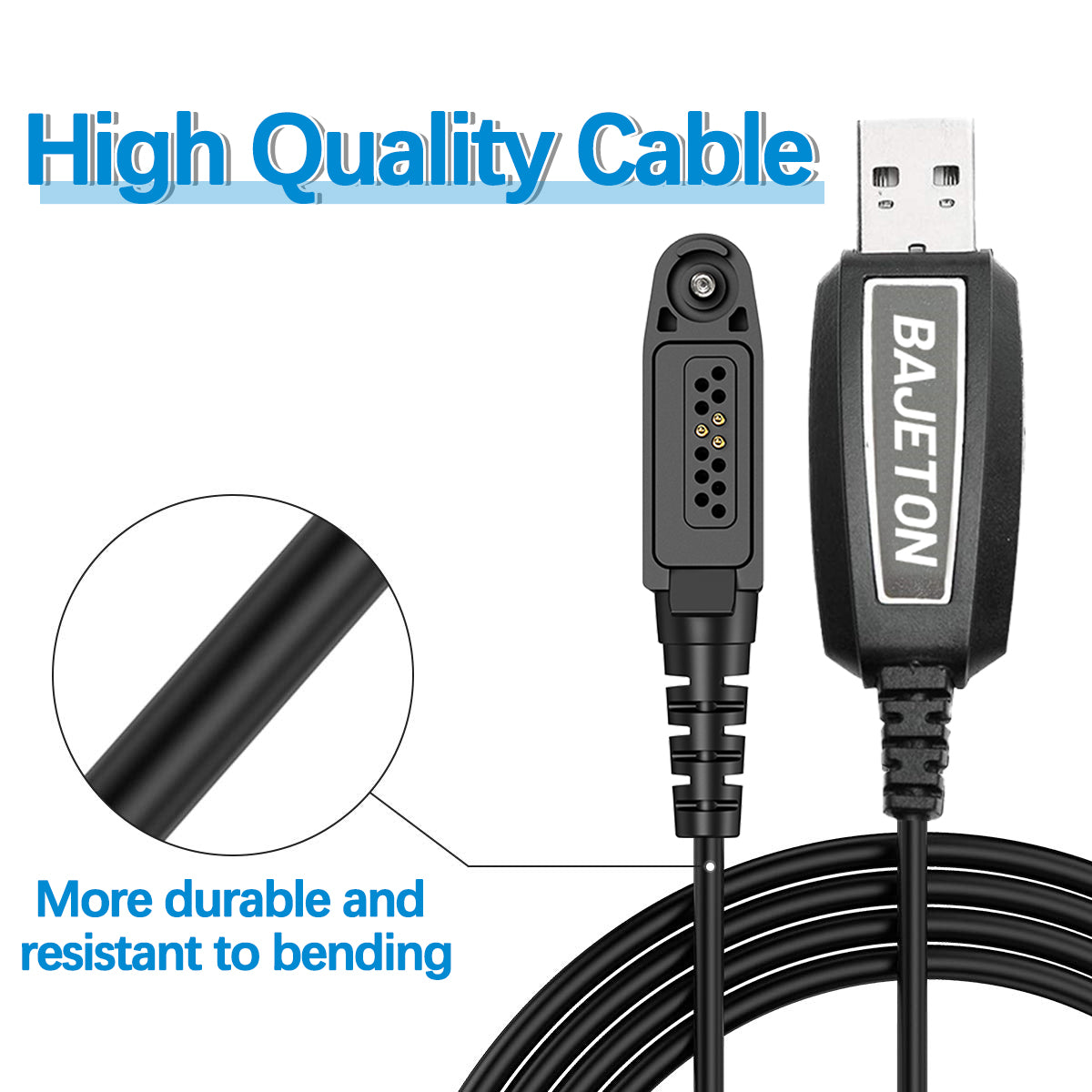 BAJETON Original USB Programming Cable For Bajeton BJ-9000 Radtel RT-950 RT-950 PRO Ham Radio