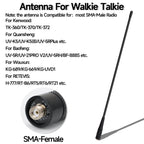 UV-771 PRO Antenna Dual Band SMA- Female UHF VHF For BAJETON BJ-9000 BJ-8300 Iradio UV-98 PLUS Radtel RT-950 RT-950Pro Ham Radio
