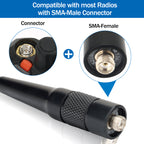 UV-771 PRO Antenna Dual Band SMA- Female UHF VHF For BAJETON BJ-9000 BJ-8300 Iradio UV-98 PLUS Radtel RT-950 RT-950Pro Ham Radio
