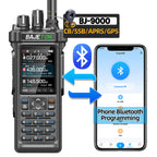 Bajeton BJ-9000 10W Ham Radio Walkie Talkie – 27MHz(RX/TX), AM/FM/USB/LSB/CW, GPS, APRS, Bluetooth, NOAA Weather Radio, Shortwave