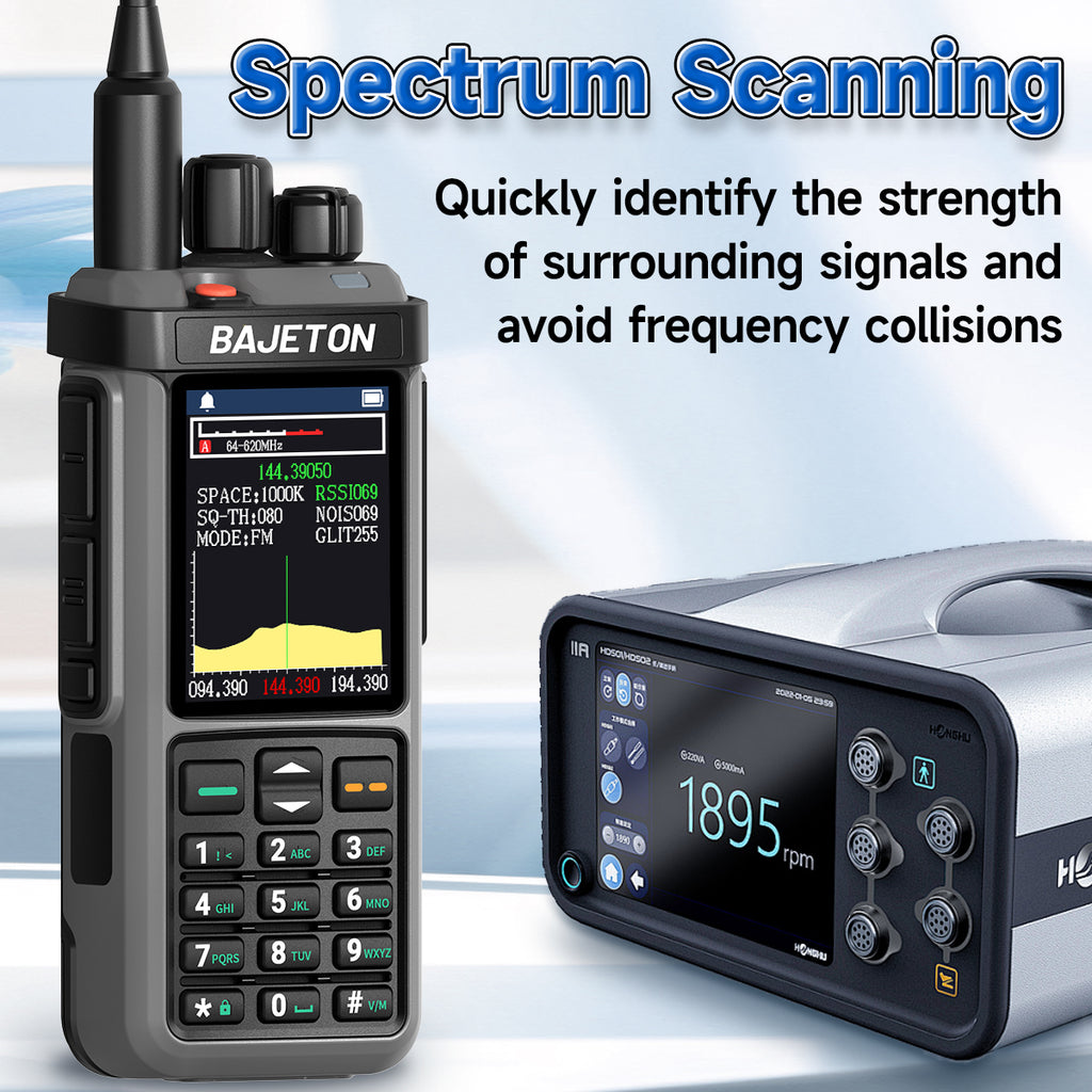 Iradio UV-98 PLUS 10W Multi Band Ham Radio HF UHF VHF With AM USB LSB CW CB LW MW SW SSB Cross Band Repeaper 2.4"large Screen