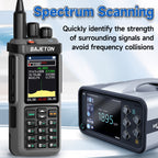Iradio UV-98 PLUS 10W Multi Band Ham Radio HF UHF VHF With AM USB LSB CW CB LW MW SW SSB Cross Band Repeaper 2.4"large Screen