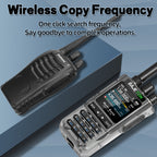 BAJETON BJ-8200 Walkie Talkie Full Band Bluetooth Phone Programming Long Range 10W Tri Power NoAA Noise Reduction Ham Radio