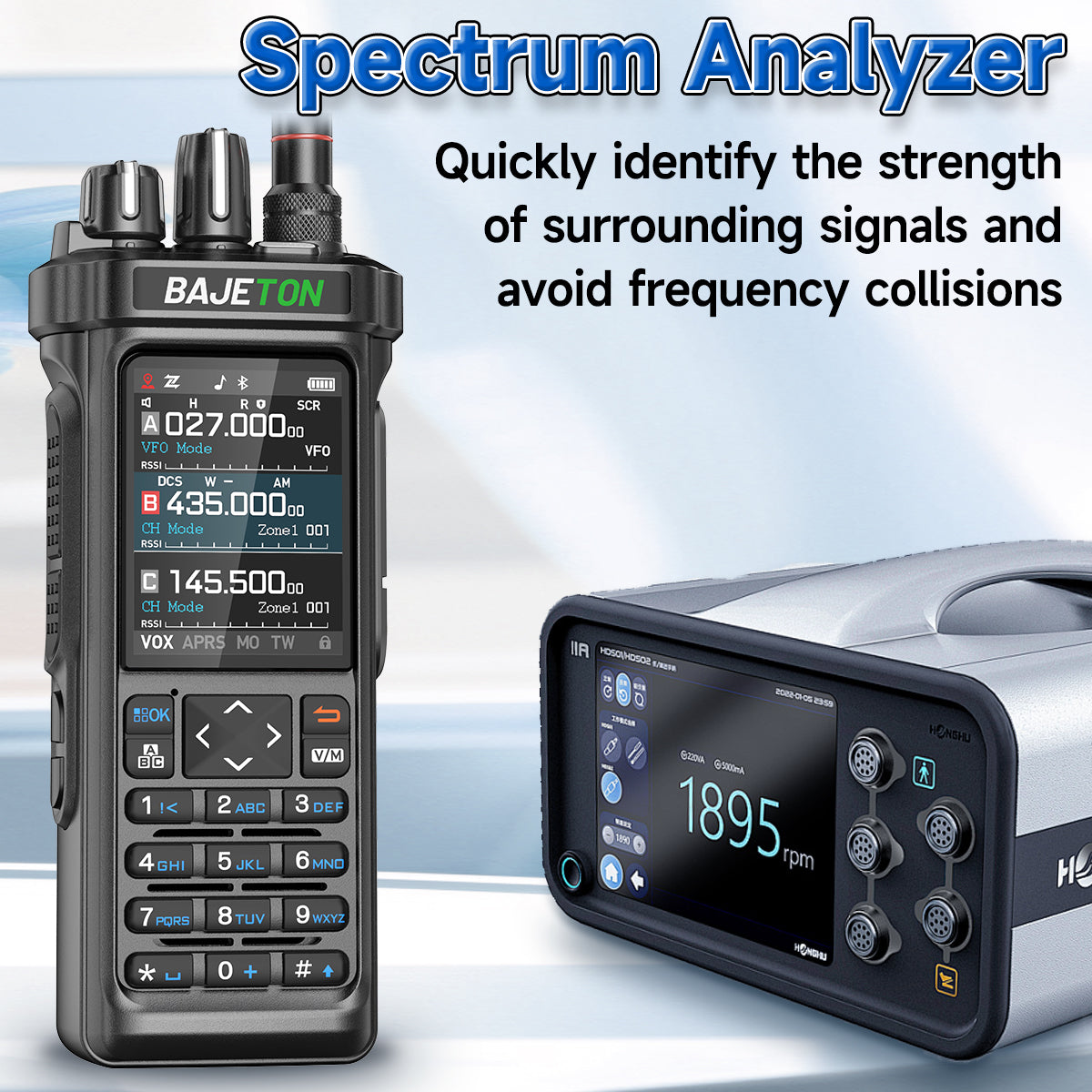 Bajeton BJ-9000 10W Ham Radio Walkie Talkie – 27MHz(RX/TX), AM/FM/USB/LSB/CW, GPS, APRS, Bluetooth, NOAA Weather Radio, Shortwave