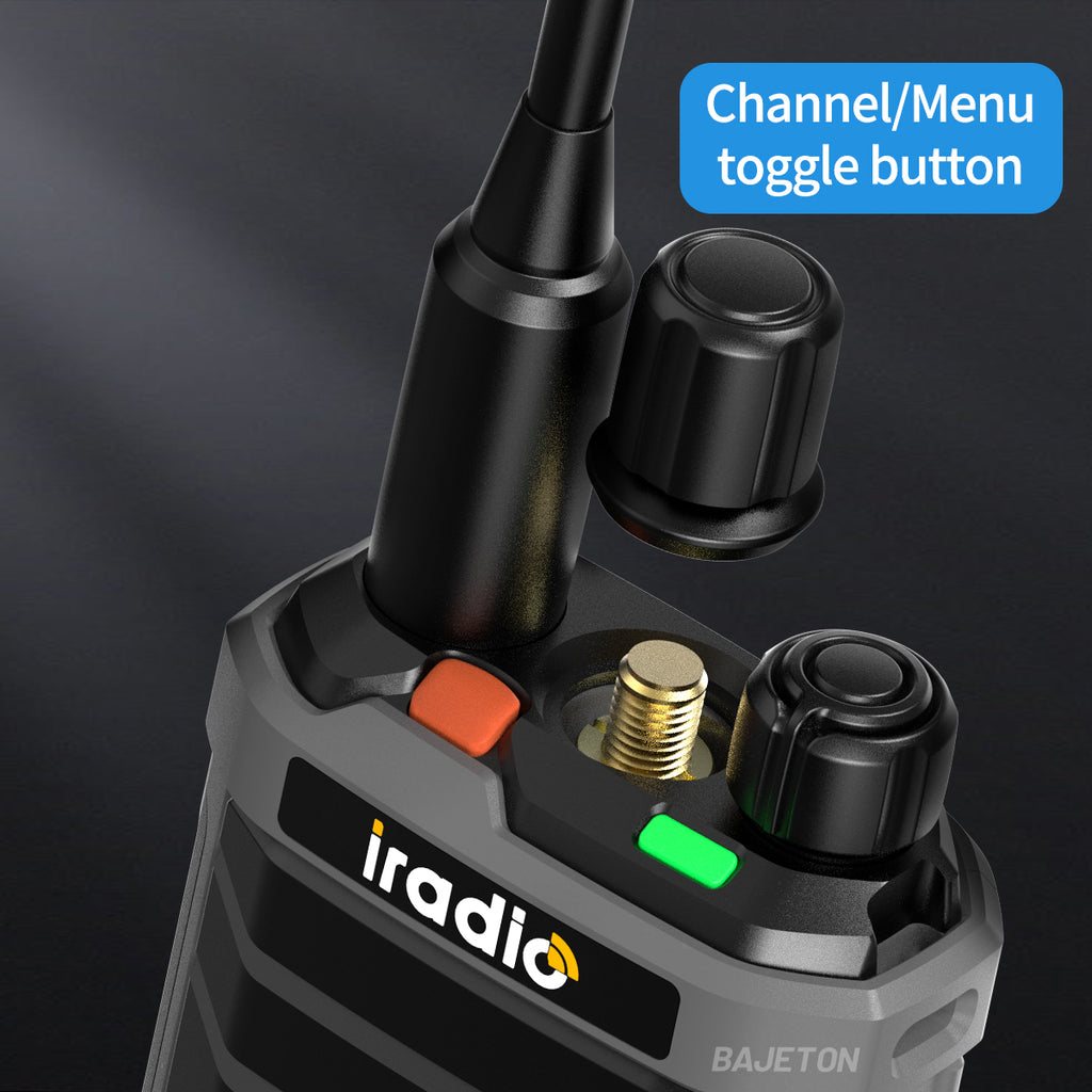 BAJETON DM-5000 DMR Walkie Talkie AES-256 Encryption Dual Time Slot Digital Analog SMS NOAA TYPE-C Charger For RT-4D Ham Radio
