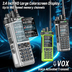BAJETON BJ-9000(Transparent) GPS APRS Walkie Talkie 10W CB 27Mhz CB/SSB/HF Bluetooth Programming NOAA ShortWave For RT-950PRO RT-950 Radio