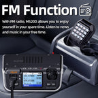 Chierda M520D DMR Mini Digital Mobile Radio 25W GPS Dual Band DTMF VHF UHF FM Bluetooth Long Range 300CH Walkie Talkie