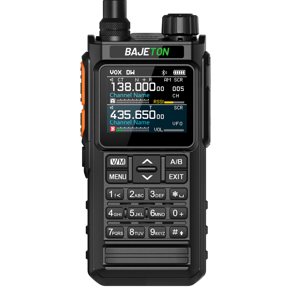 BAJETON BJ7700 Walkie Talkie Multi Band Wireless Bluetooth Phone Programming Noise Reduction AM FM Ham Radio For Camping BJ8200