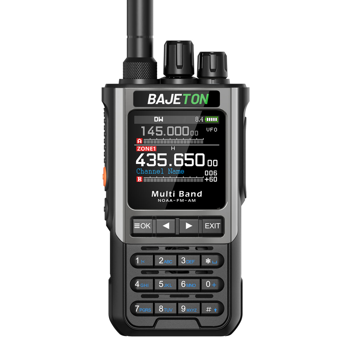BAJETON BJ-8300 Ham Radio SW AM SSB CB Amateur Wireless Bluetooth Phone Programming Walkie Talkie NOAA Handheld Two Way Radio