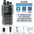 BAJETON BJ-8200 Walkie Talkie Full Band Bluetooth Phone Programming Long Range 10W Tri Power NoAA Noise Reduction Ham Radio